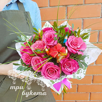Букет на 1 сентября из роз